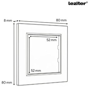 Întrerupător candelabru Nova 10A 250V 105 cu cadru alb