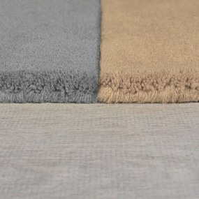 Covor negru/gri țesut manual din lână 120x180 cm Lozenge Monochrome – Flair Rugs