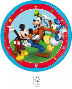 Disney Mickey Rock the House farfurie din hârtie 8 buc 23 cm FSC