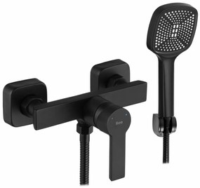 Baterie de dus Argus negru mat