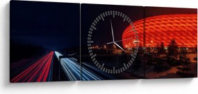 Tabloul cu autostrada (cu ceas) (90x30 cm)