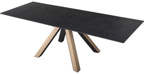 Masă de dining extensibilă din ceramică 90x160 cm Azur – Marckeric