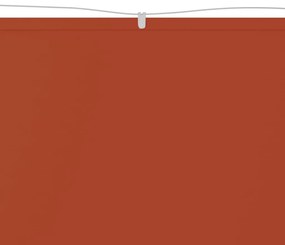 Copertina verticala, teracota, 100x1200 cm, tesatura Oxford Terracota, 100 x 1200 cm