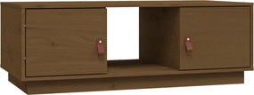 vidaXL Măsuță de cafea, maro miere, 100x50x35 cm, lemn masiv de pin