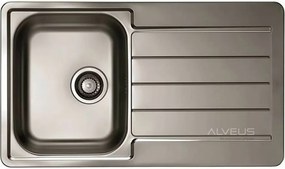 Chiuveta inox Alveus Monarch Line 20 finisaj antracit 86x50 cm