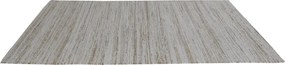 Covor din bumbac și iută țesut manual, antiderapant, bej natural, 140X200 cm, 1800 GSM, „Cotton Jute Carpet"