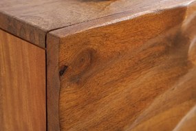 Comoda TV suspendata din lemn de mango Scorpion 160cm, maro