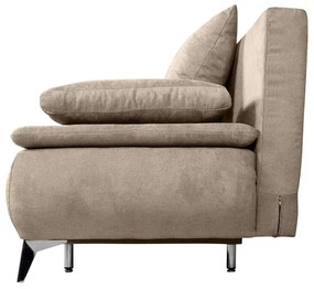Canapea extensibila Sofie, cu lada pentru depozitare, 3 locuri, 203x92x86 cm, Bej