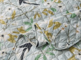 Cuvertura de pat FLORIBIRD, verde Dimensiune: 220 x 240 cm