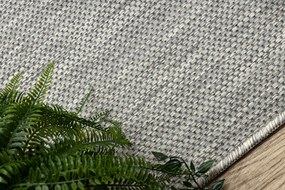 Covor SISAL SION A5165A Melanj țesute plate gri