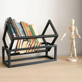 Suport carte,din metal,culoare negru,38x27x32 cm