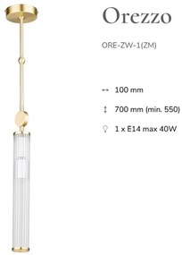 Pendul, Lustra suspendata design LUX realizat manual OREZZO