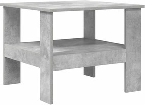 vidaXL Masă de cafea Gri din beton 57 x 55 x 45 cm Lemn compozit