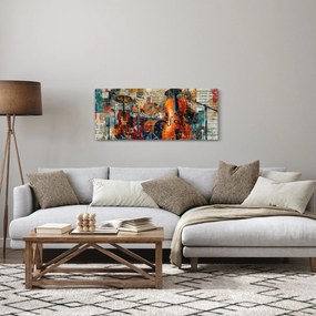 Tablou - Instrumente muzicale (120x50 cm)