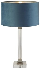 Veioza/Lampa de masa design modern Scarborough, nickel, teal