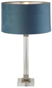 Veioza/Lampa de masa design modern Scarborough, nickel, teal