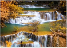 Tablou - Cascada Huay Mae Khamin, Thailanda (70x50 cm)