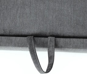 Colţar extensibil, material textil gri, model dreapta, SANTIAGO