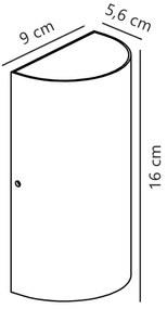Aplică LED de exterior Nordlux ROLD LED/10,5W/230V IP54 negru