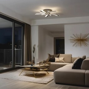 Lustră LED dimabilă aplicată Brilagi TWIST LED/55W/230V 3000-6500K antracit + telecomandă