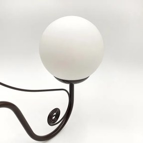 Lustră pe lanț Brilagi COTTAGE 5xG9/40W/230V maro/alb