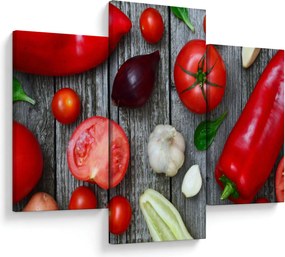 Tablou cu legume (90x60 cm)