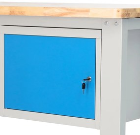 Masa atelier Stejar masiv-11, 180 cm, 2 cutii suspendate, stejar