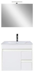 Mobilier complet de baie Luna Prime 60 alb