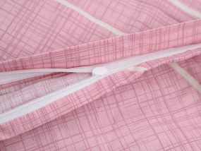 Lenjerie de pat din bumbac DANDELIS roz Dimensiune lenjerie de pat: 70 x 80 cm | 140 x 200 cm