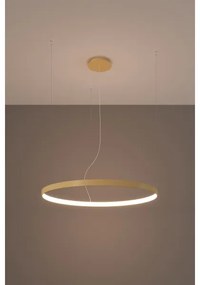 Lustră LED pe cablu RIO LED/30W/230V CRI90 3000K d. 55 cm auriu Thoro TH.216