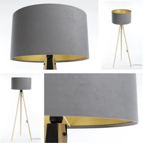 Lampadar STANDART 1xE27/60W/230V gri/bej