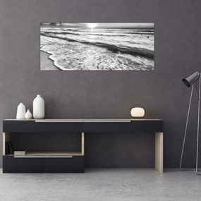 Tablou - Apus de soare pe malul mării (120x50 cm)