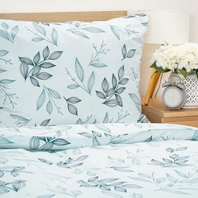 Lenjerie de pat din bumbac 4Home Frosty Leaves ,140 x 200 cm, 70 x 90 cm, 140 x 200 cm, 70 x 90 cm