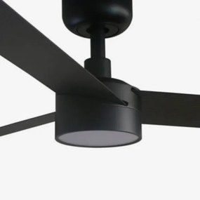 FARO 34291WT1S - Ventilator LED dimabil CRUISER L 18W/230V CCT Ø 132 cm, negru, WT + telecomandă