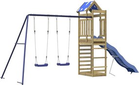 vidaXL Set de joacă pentru exterior, lemn de pin impregnat