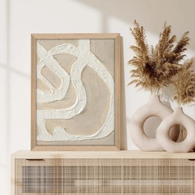 Tablou pictat manual 32,5x42,5 cm Raw organic – Malerifabrikken