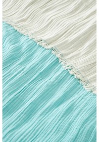 Cuvertură turcoaz din muselină pentru pat dublu 230x250 cm – Mijolnir