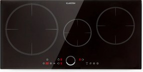 Klarstein Delicatessa 80, plită încorporată, cu inducție, 3 zone, 7400 W, sticlă-ceramică