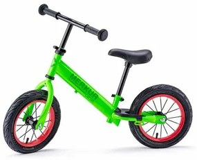 Bicicletă fără pedale Cross Merkur metalică, verde, de la 3 ani