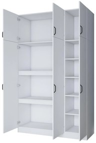 Dulap cu rafturi Bafaretta 4 (alb). 1106725