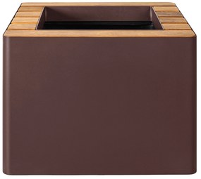 Giveci de flori cu auto-irrigare WOODGREEN, diferite variante - Hobby Flower Culoare: granat/lămâie naturală