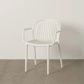 Scaun de dining alb din plastic Alia – Ixia