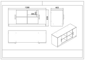 Set mobilier de birou VO18-OB