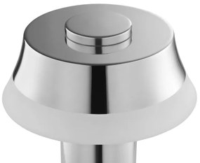 Brilliant - Lampă de masă LED tactilă, dimabilă și reîncărcabilă KINICH LED/2,5W/5V 2700K crom lucios