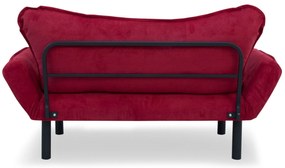 Canapea extensibilă două locuri Chatty (bordo). 1062613