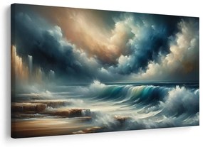 Tablou furtună deasupra oceanului