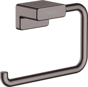 Suport hartie igienica Hansgrohe AddStoris negru - crom periat