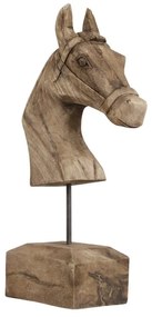 Statuetă din lemn Horse – Light &amp; Living