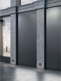 Spot aplicat perete exterior LED 2700K IP65 Pik negru