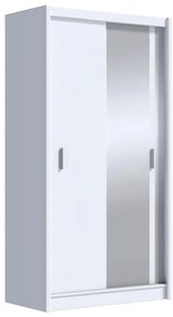 Dulap cu oglindă SABRINA alb 120x215 cm